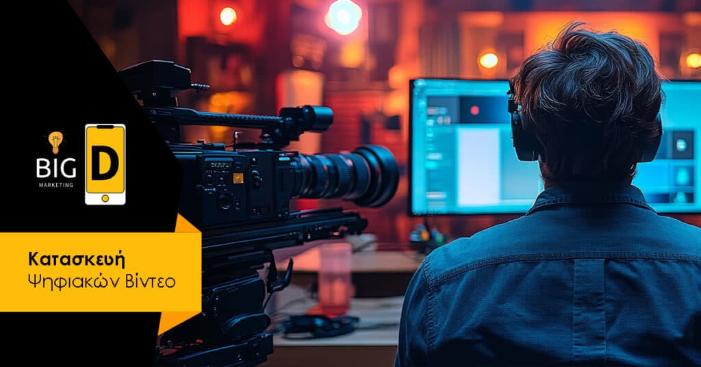 Κατασκευή Ψηφιακών Βίντεο στο στούντιο από τη Big Digital Marketing