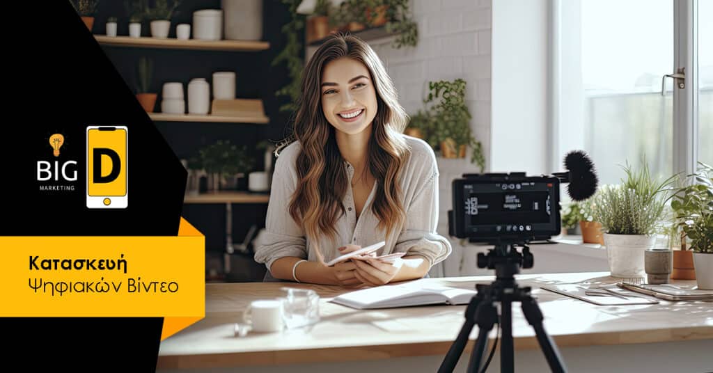 Παραγωγή ψηφιακού βίντεο για YouTube από τη Big Digital Marketing